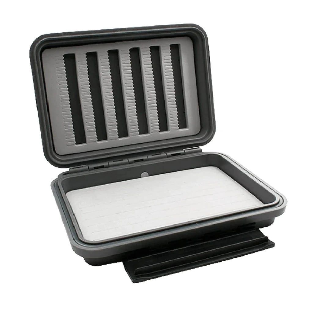 MFC Plan D Pocket MAX Fly Box - Steel Gray - Trout/Bonefish