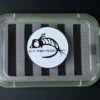 Fly Fish Food Logo Fly Box - Clear W/Page, Medium W/Dry Fly Foam